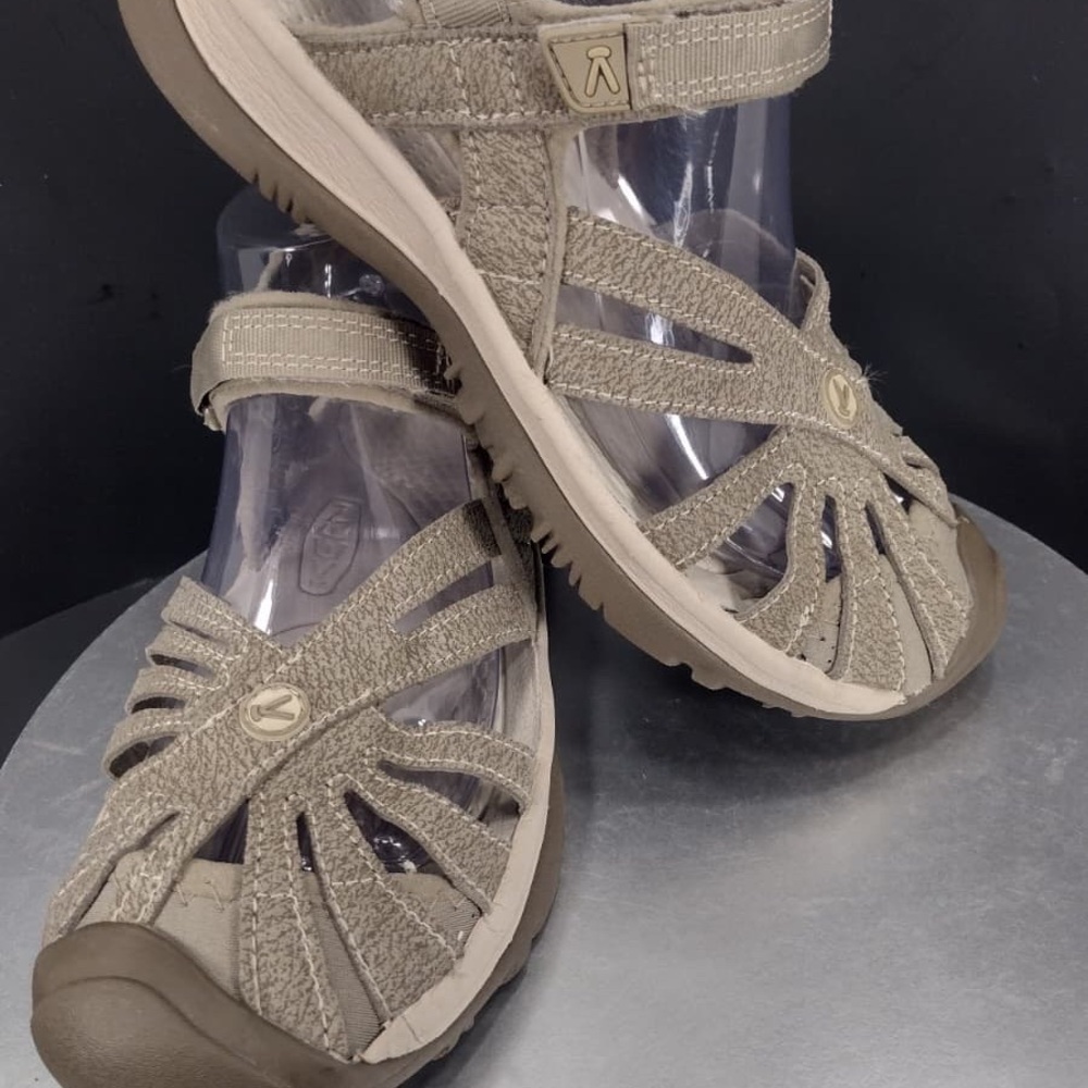 Kenn Stylish Women's Sandals in Tan by size 8.5 pre owned Exellent condition - Picture 10 of 14